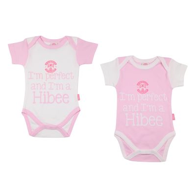PERFECT TWIN PACK BODYSUIT - PINK/WHT